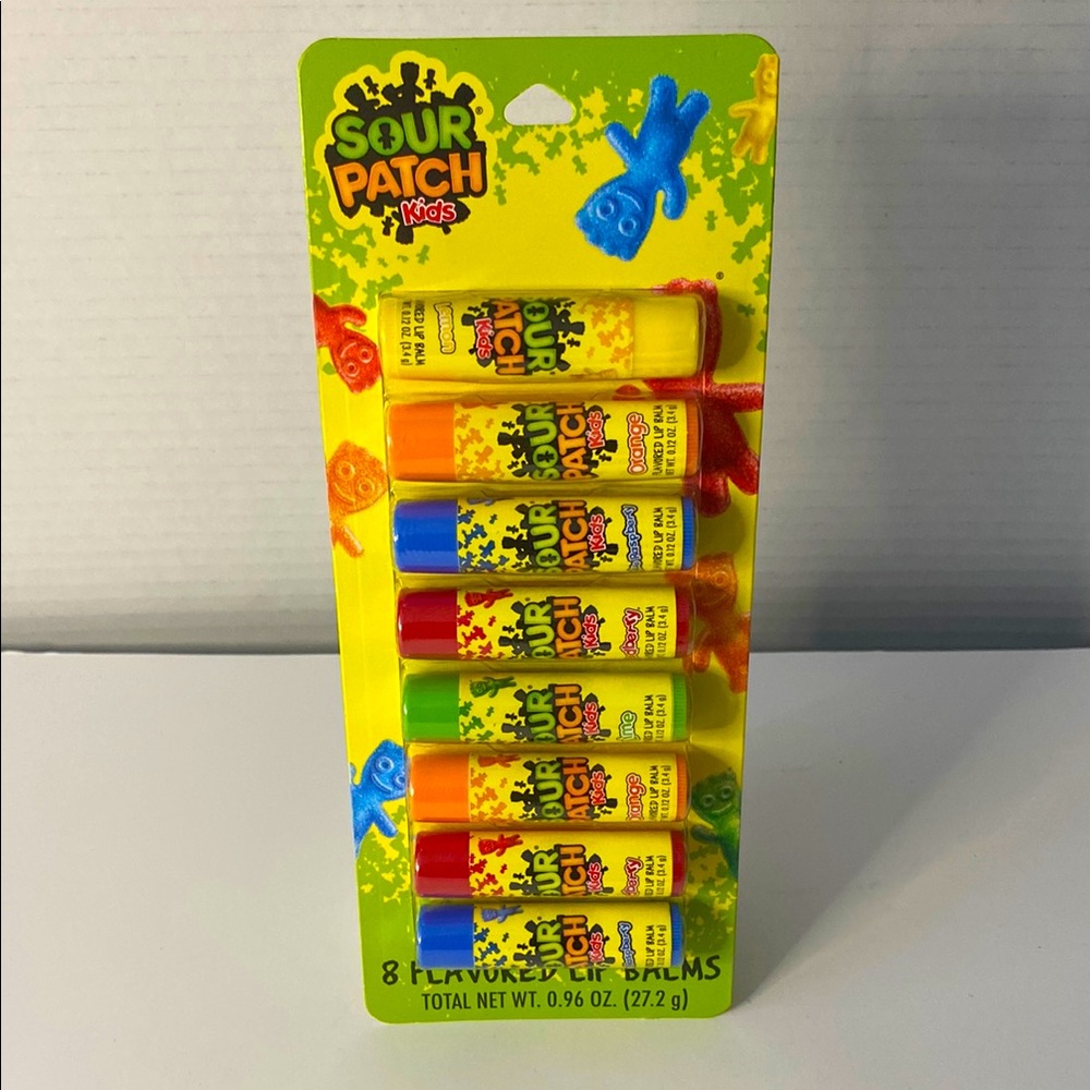 Sour Patch Kids 8-Pack Flavored Lip Balm – Sweet & Sour Fun!